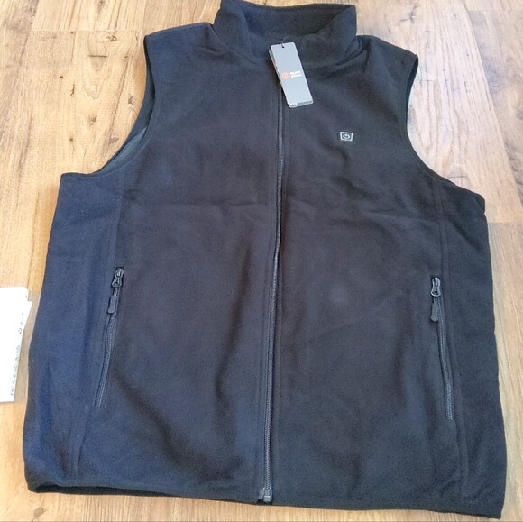 soljikye Other - Mens Vest Heated Apparel Black Heated Jacket - Heated Apparel XL NIP NWT
